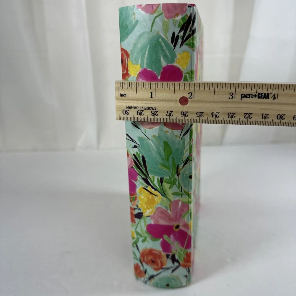 Floral Decorative Book Storage Box 8.5